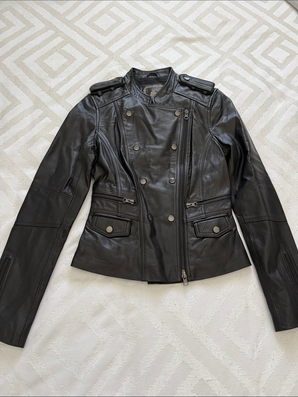 Women’s Black Leather Jacket